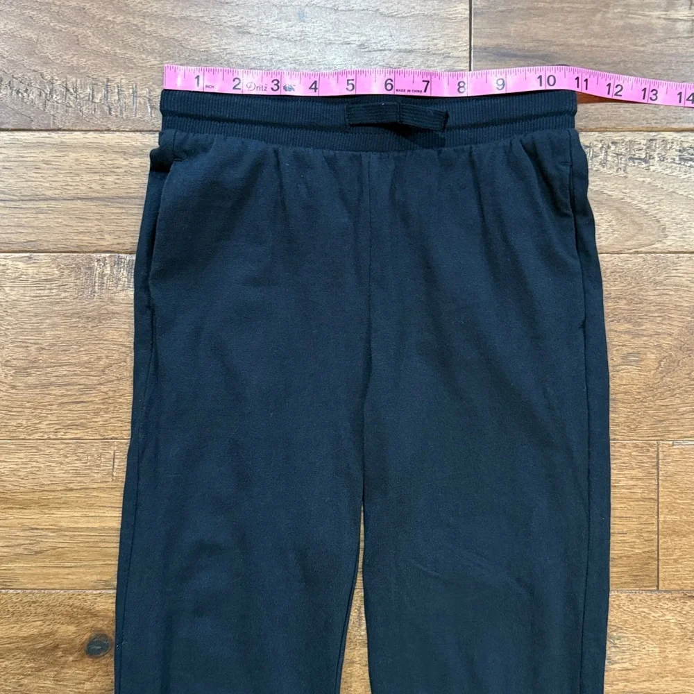 H&M Girls Cotton Black Jogger Pants - Size US 7